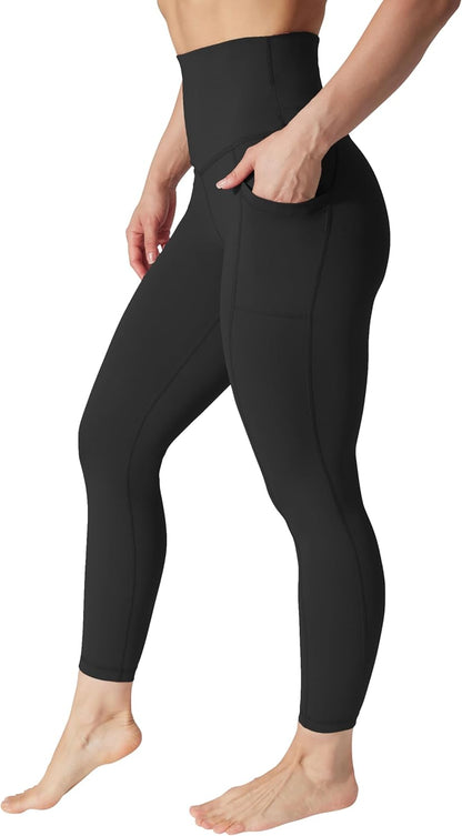 Super High Waisted Tummy Control Leggings with Pockets